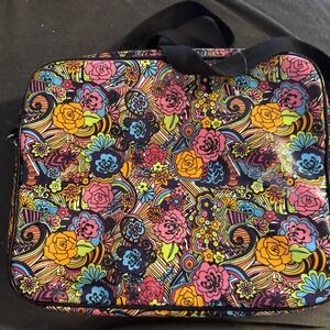 Women's Floral Laptop Bag With Strap 15 Inch Bag